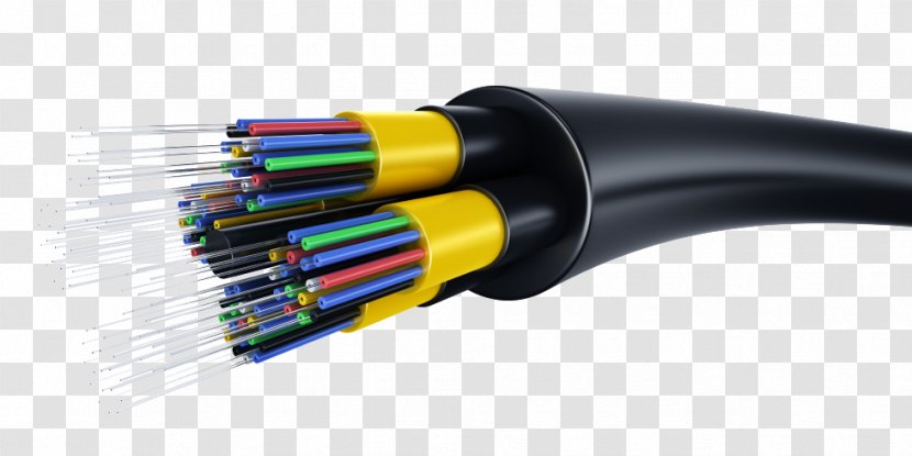 Optical Fiber Cable Electrical Fiber-optic Communication - Singlemode Transparent PNG