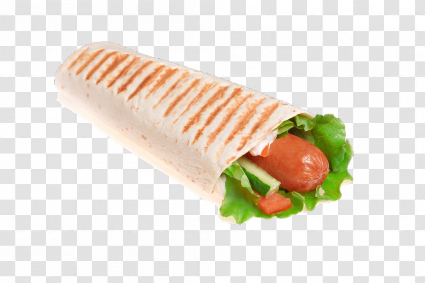 Hot Dog Lavash Hamburger Shawarma Bockwurst - Garnish Transparent PNG