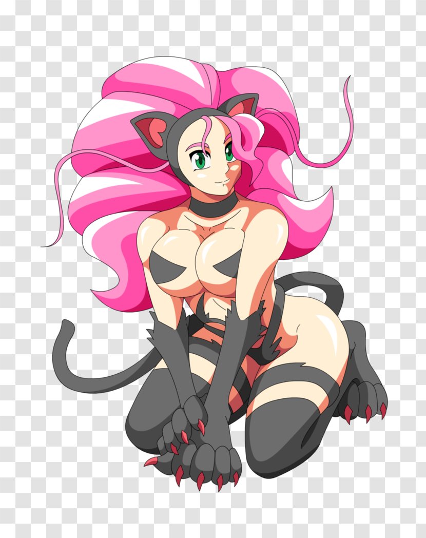 Felicia DeviantArt Darkstalkers Capcom - Flower - Bye Transparent PNG