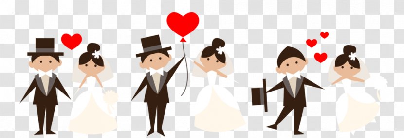 Wedding Invitation Marriage Clip Art - Couple Transparent PNG