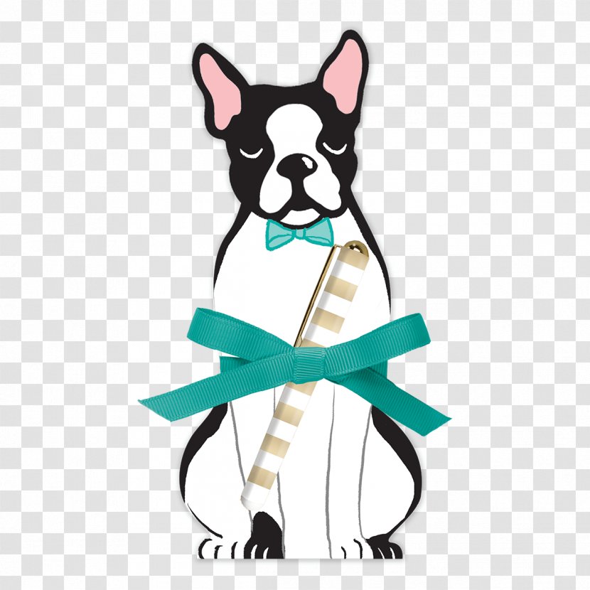 Boston Terrier Cat Notebook Pen Pet - Snout Transparent PNG