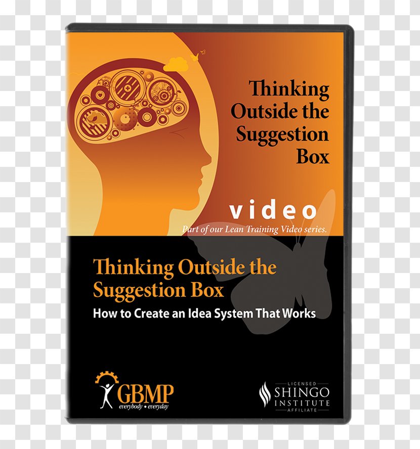 Management Workforce Lean Manufacturing DVD Font - Think Outside The Box Transparent PNG