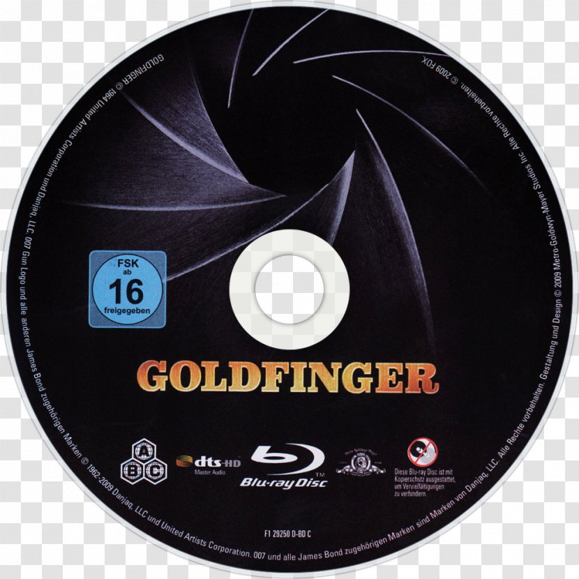 Compact Disc Oddjob Blu-ray Download James Bond Film Series - Dr No - Goldfinger Transparent PNG