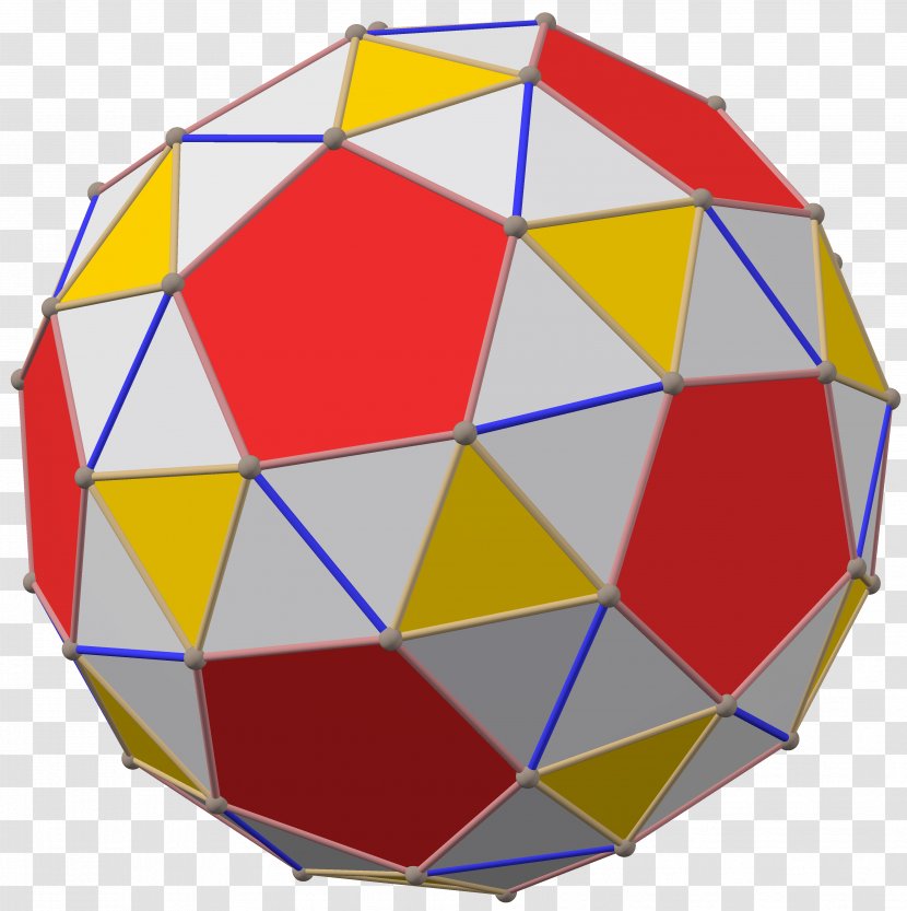 Snub Dodecahedron Polyhedron Archimedean Solid Truncated Cuboctahedron - Icosidodecahedron - Konvex Polyeder Transparent PNG