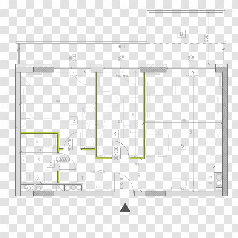 Architecture Floor Plan House - Design Transparent PNG