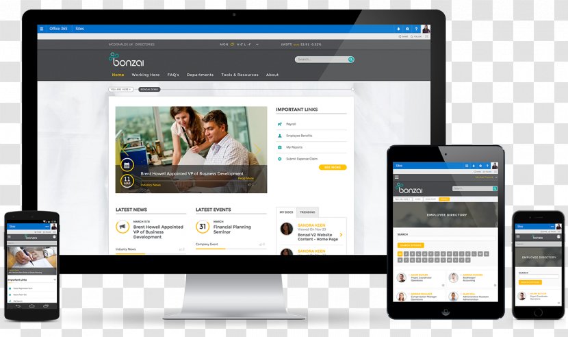 Intranet SharePoint Digital Workplace Responsive Web Design Nielsen Norman Group - Software - Media Transparent PNG