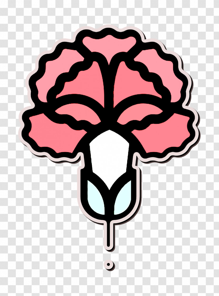 Flower Icon Carnation Icon Flowers Icon Transparent PNG