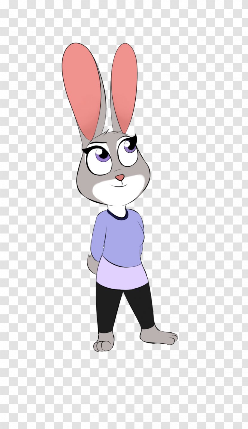 Rabbit Lt. Judy Hopps Art Hare Easter Bunny - Zootopia Transparent PNG