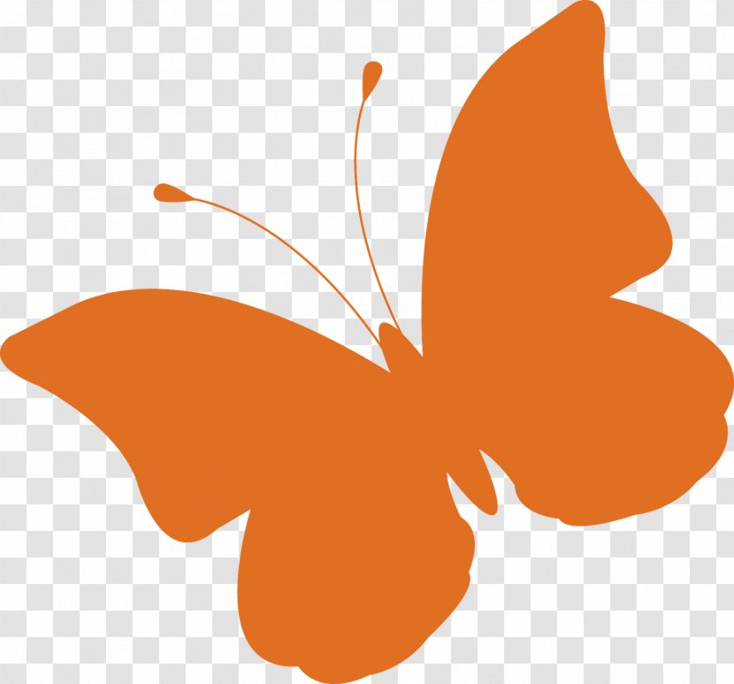 Monarch Butterfly Clip Art - Silhouette Transparent PNG