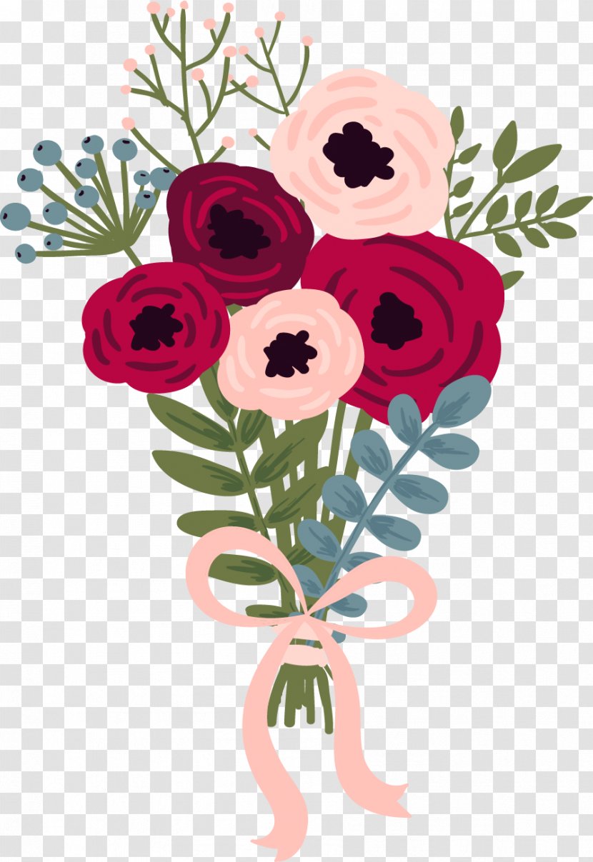 Cut Flowers Floral Design Garden Roses - Floristry - Womens Day Transparent PNG