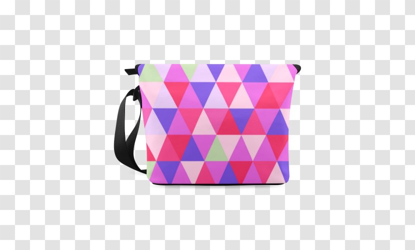 Coin Purse Pink M Handbag - Triangle Pattern Transparent PNG