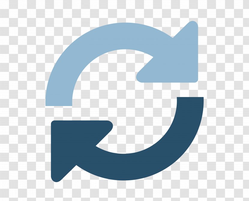Symbol Logo Brand - Blue - Text Transparent PNG