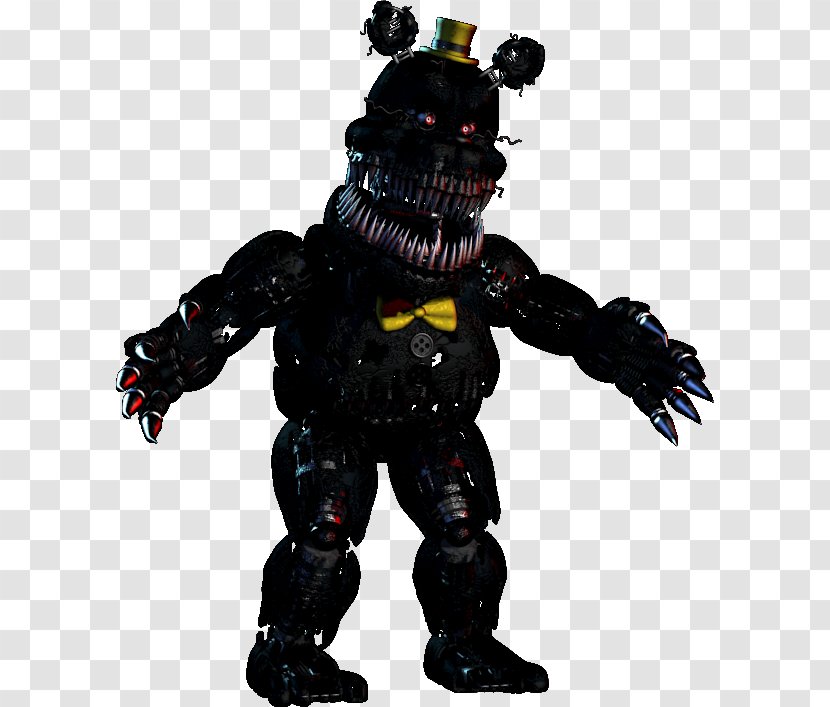 Five Nights At Freddy's 4 2 3 Freddy's: Sister Location - Figurine - Golden Wall Transparent PNG