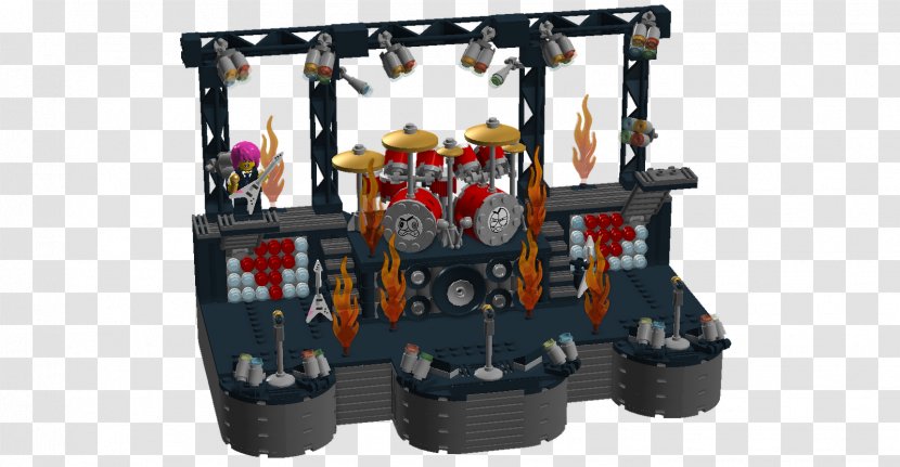 Lego Minifigure Machine Ideas City - Band Saws - Concert Stage Transparent PNG
