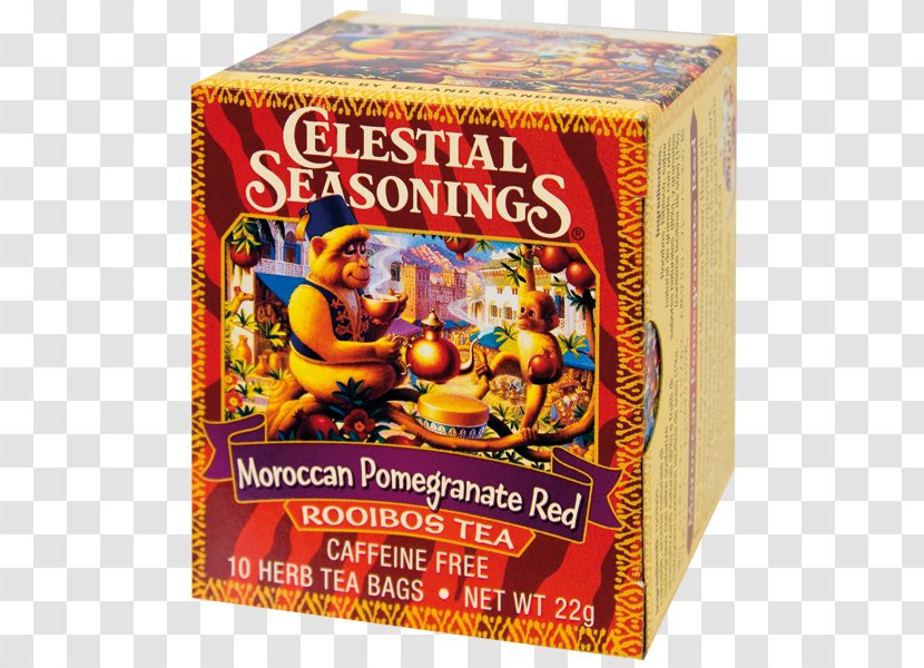 Tea Bag Rooibos Celestial Seasonings Caffeine - Granada Transparent PNG
