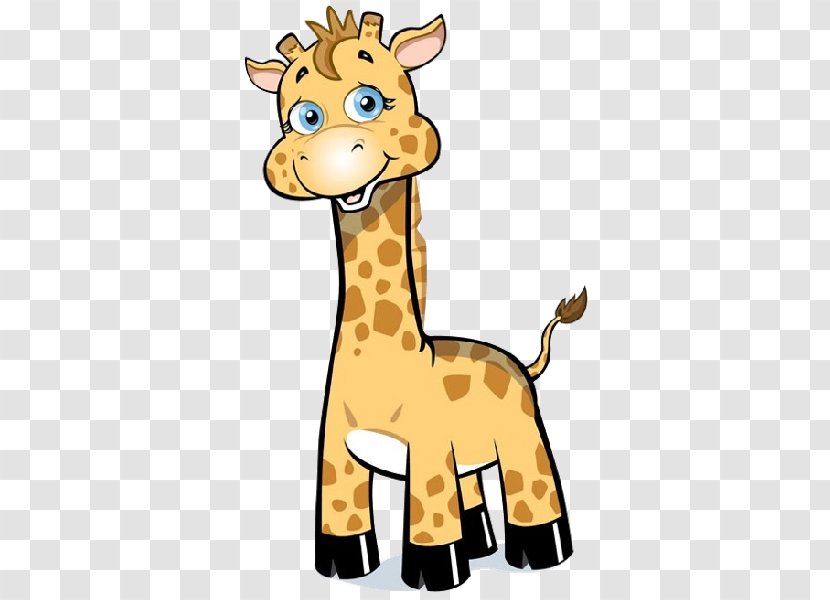 Baby Giraffes Cartoon Drawing Animation Clip Art - Giraffe Transparent PNG
