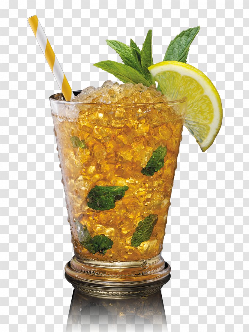 Mint Julep Cocktail Maker's Mark Bourbon Whiskey Well Drink - Garnish Transparent PNG