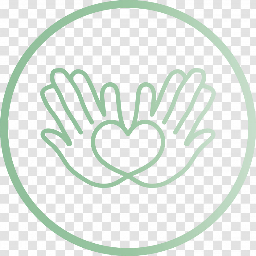 Icon Heart Hand Heart Power Symbol Symbol Transparent PNG