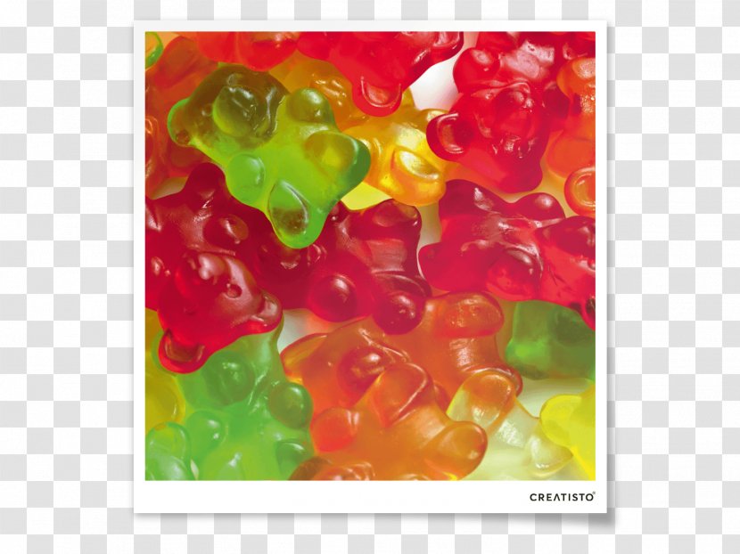Gummy Bear Gelatin Dessert Wine Gum Fizzy Drinks Sweetness - Gummi Candy - Bears Transparent PNG