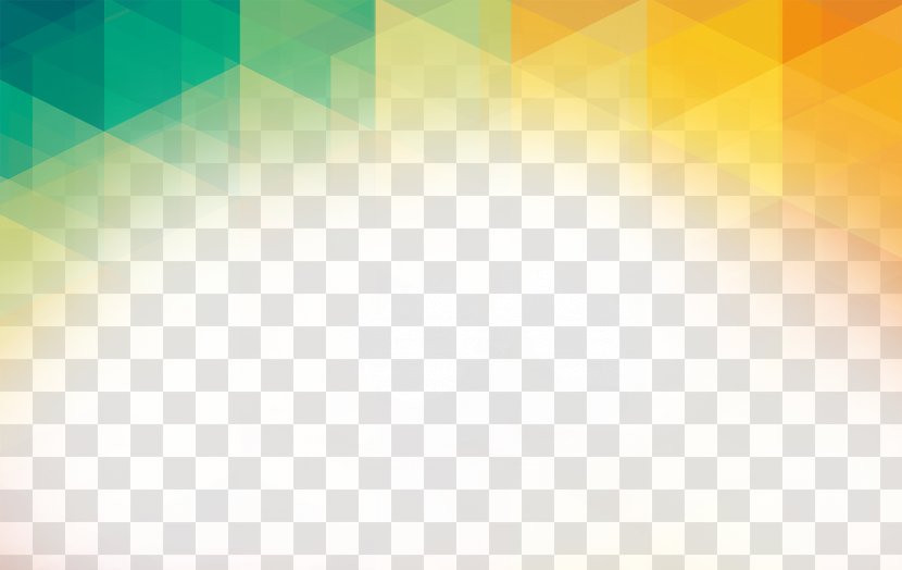 Triangle Yellow Pattern - Symmetry - Personalized Diamond Lattice Gradient Background Transparent PNG
