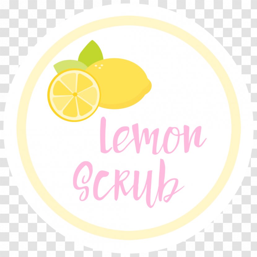 Lemon Logo Brand Citric Acid Lime - Yellow - Sugar Scrub Transparent PNG