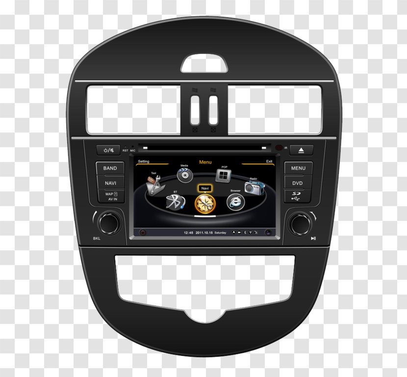 Nissan Tiida GPS Navigation Systems Car Qashqai Transparent PNG