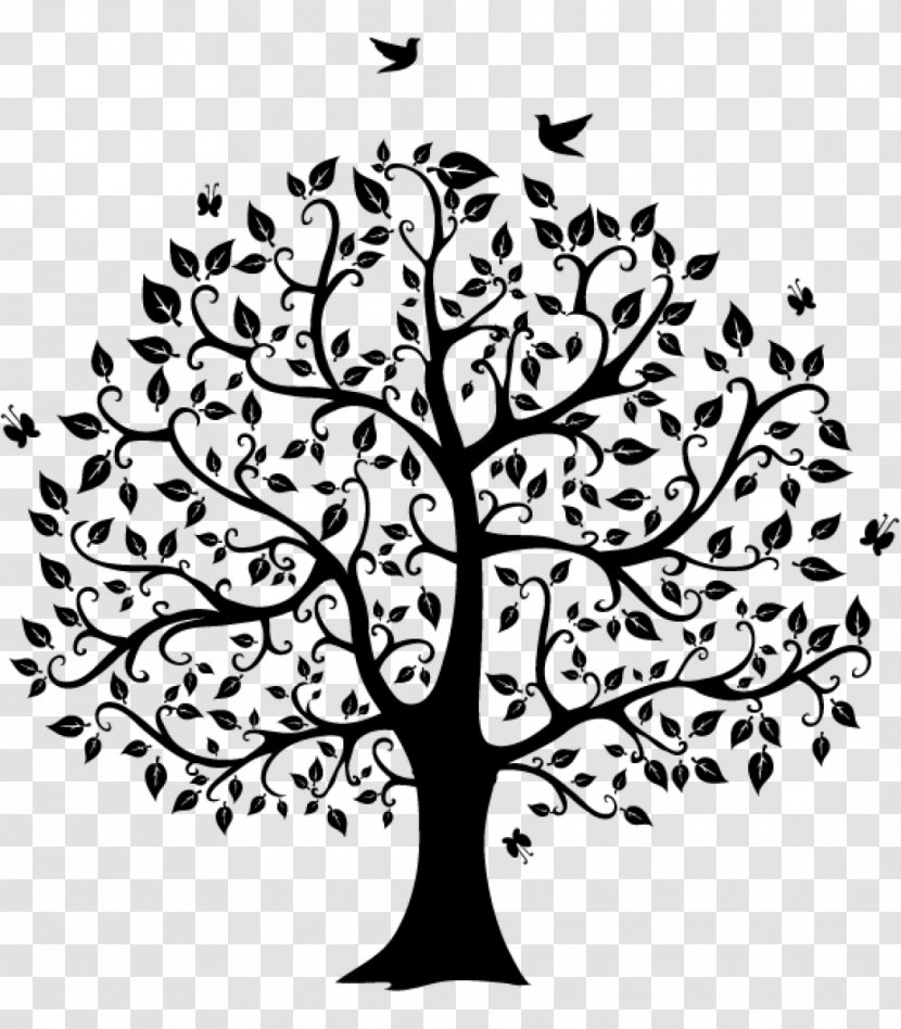 Family Tree Genealogy Clip Art - Twig - Blackish Transparent PNG