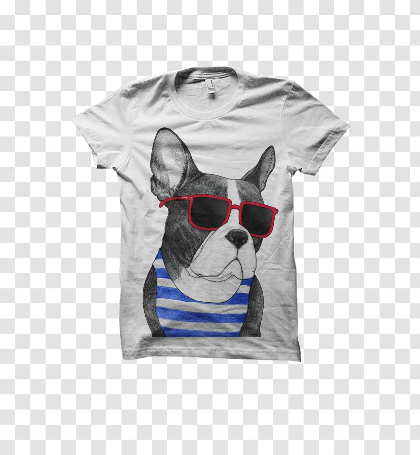 T-shirt Boston Terrier Clothing Bluza - Frame Transparent PNG