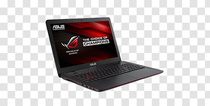 Laptop ASUS ROG GL551 Republic Of Gamers G501JW - Electronic Device Transparent PNG