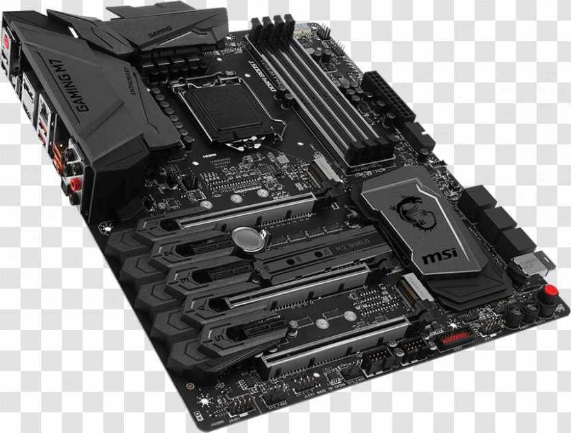 Intel Motherboard MSI H270 GAMING PRO CARBON Z270 M7 - Microcontroller Transparent PNG