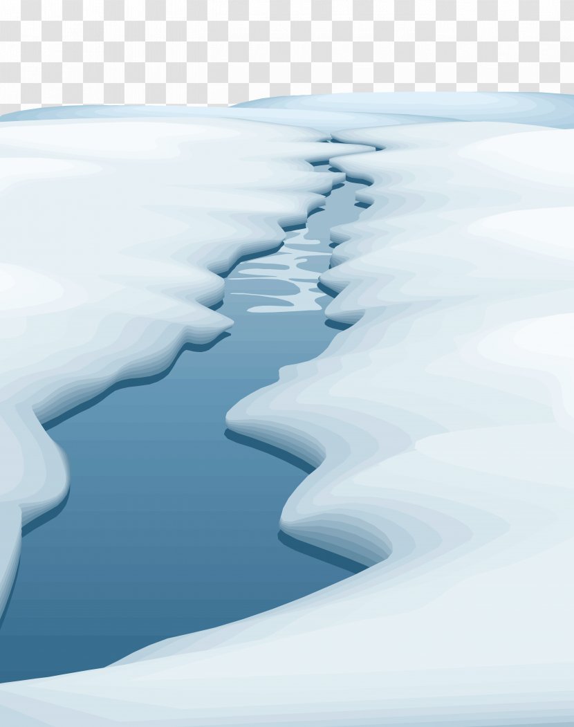 Poster Glacier - Information - Vector Cartoon Ice And Snow World Material Transparent PNG