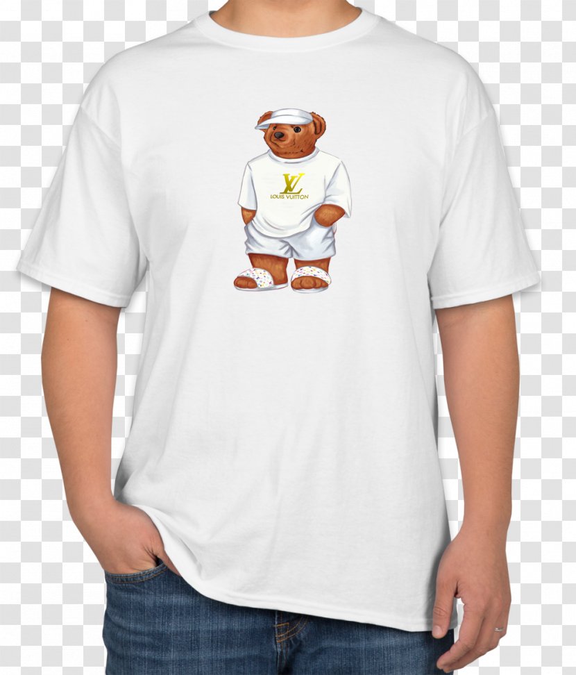 Long-sleeved T-shirt Hoodie Hanes - Neckline - Printing Figure Transparent PNG