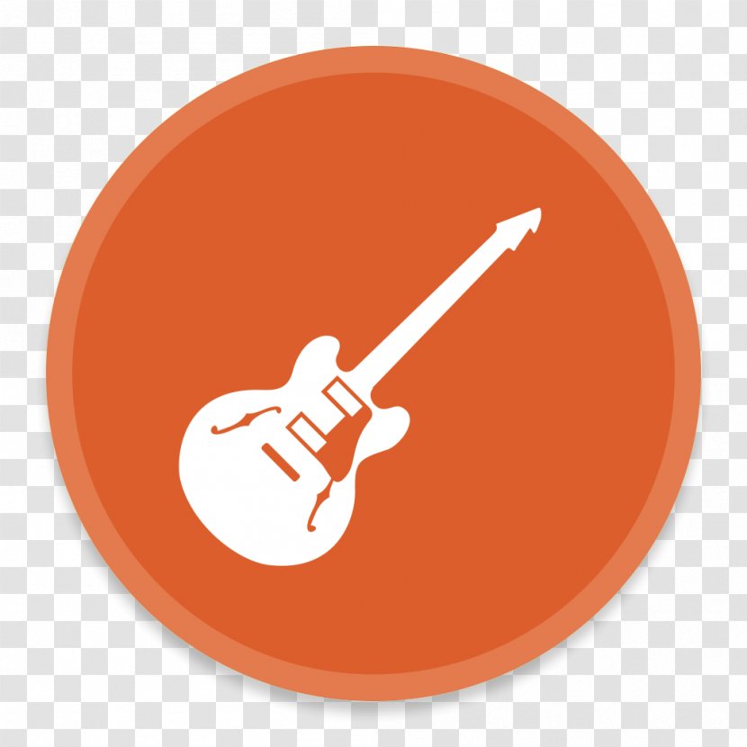 Orange Guitar Accessory Clip Art - Keynote - GarageBand 2 Transparent PNG