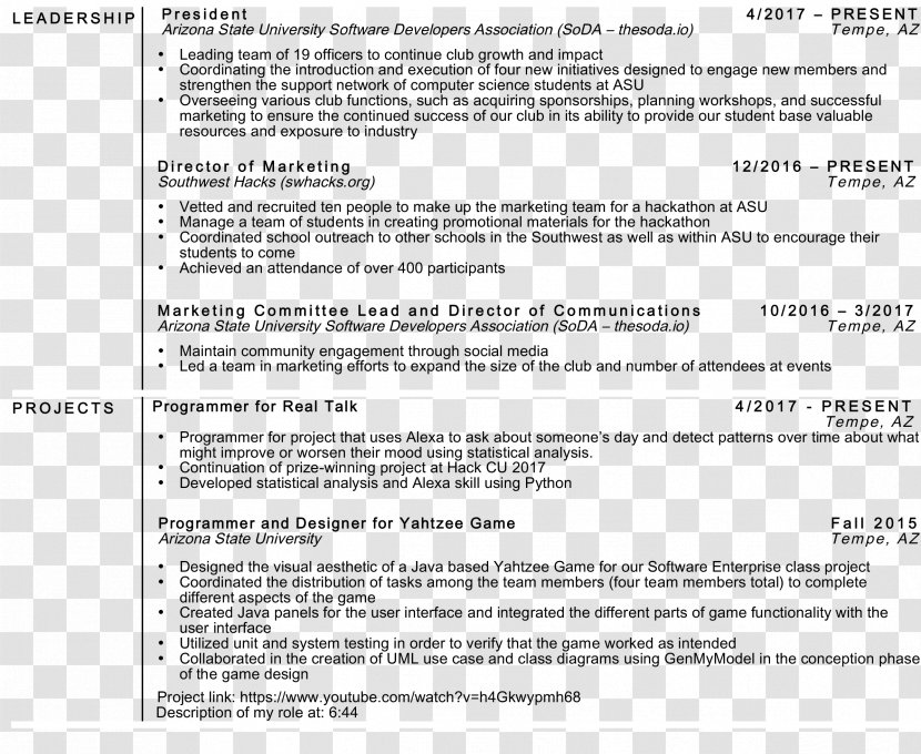 Résumé Marketing Letter Labor Advertising - Sales Transparent PNG