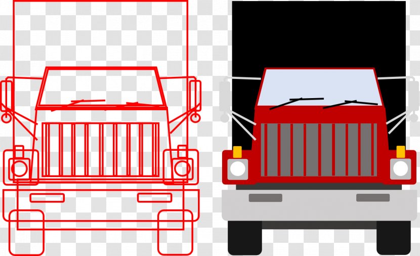 Car Truck Animation Clip Art - Cartoon - Shapes Cliparts Transparent PNG