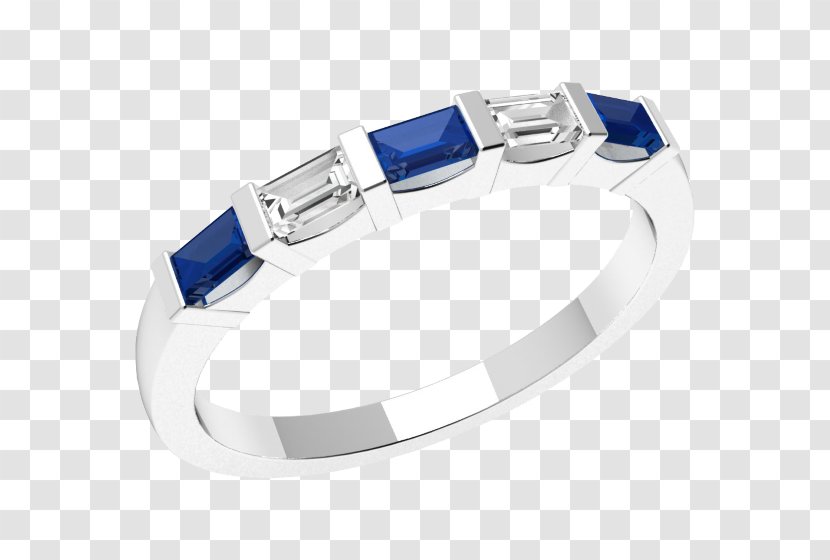 Sapphire Eternity Ring Diamond Engagement - Cutting Transparent PNG
