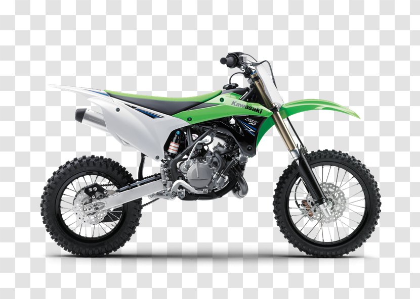 Kawasaki KX100 Motorcycles Heavy Industries Motorcycle & Engine - Lime Green Transparent PNG