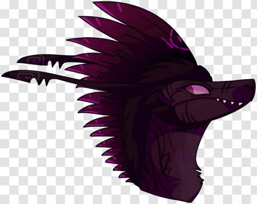 Illustration Purple Legendary Creature - Headgear - Amnesia Streamer Transparent PNG