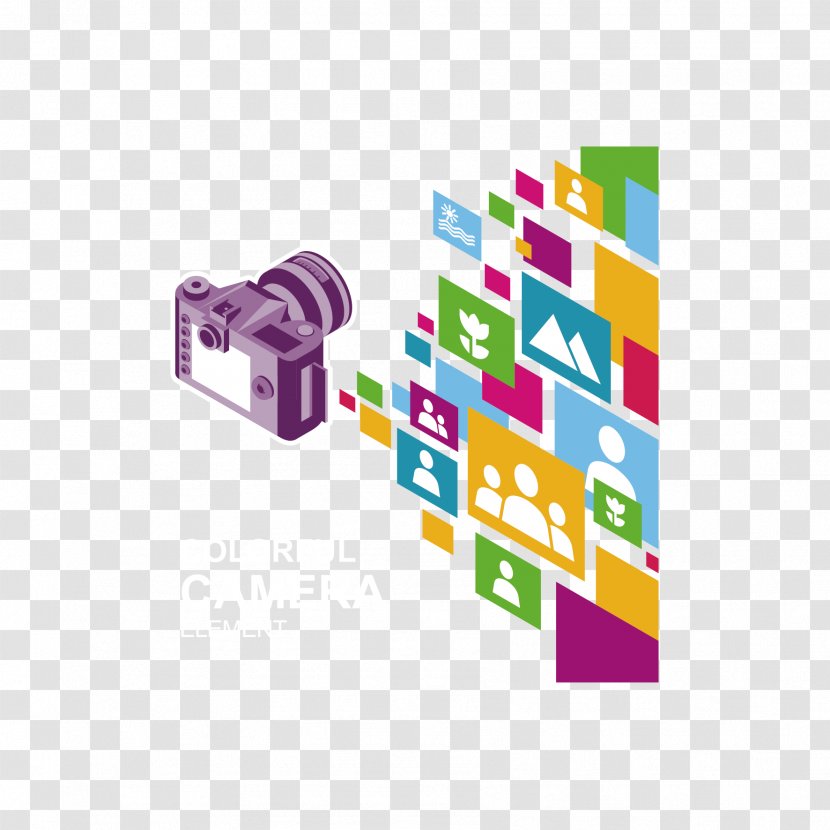 Graphic Design Camera Icon - Magenta - Vector And Color Box Transparent PNG