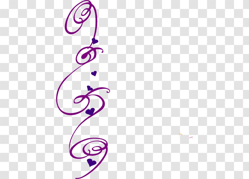 Clip Art - Purple Decorative Frame Transparent PNG