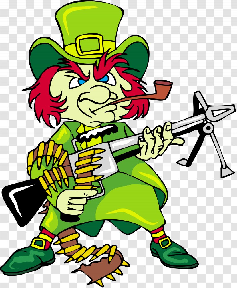Saint Patrick's Day Handgun Weapon March 17 - Frame - On The 24th Transparent PNG
