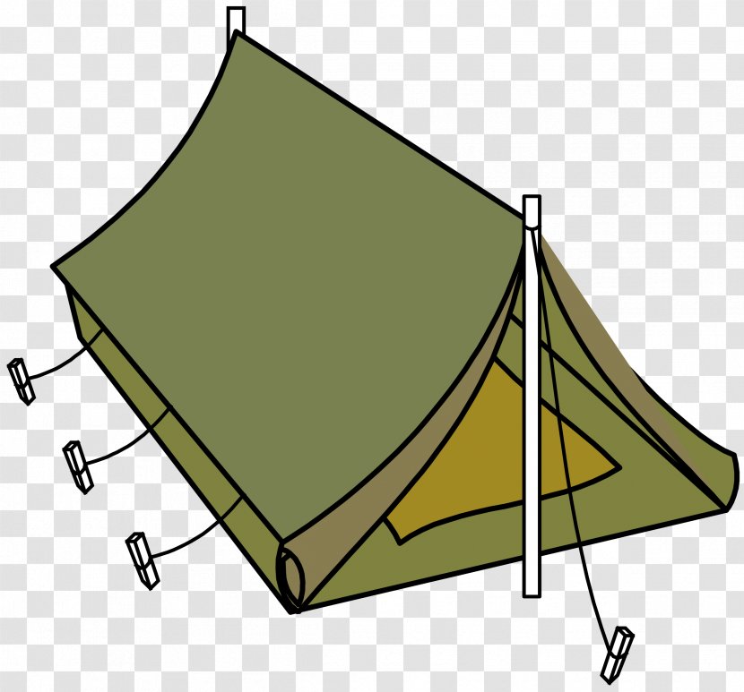 Tent Military Clip Art - Line Transparent PNG