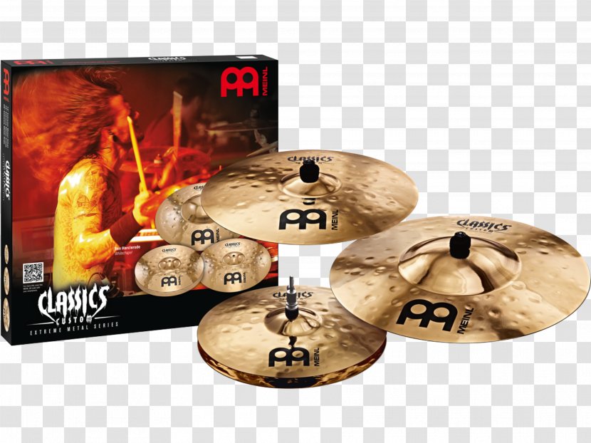 Meinl Percussion Cymbal Pack Avedis Zildjian Company Crash - Silhouette - Extreme Metal Transparent PNG