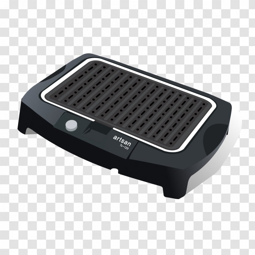 Barbecue Furnace Hot Plate - Grille - Black Gas Stove Transparent PNG