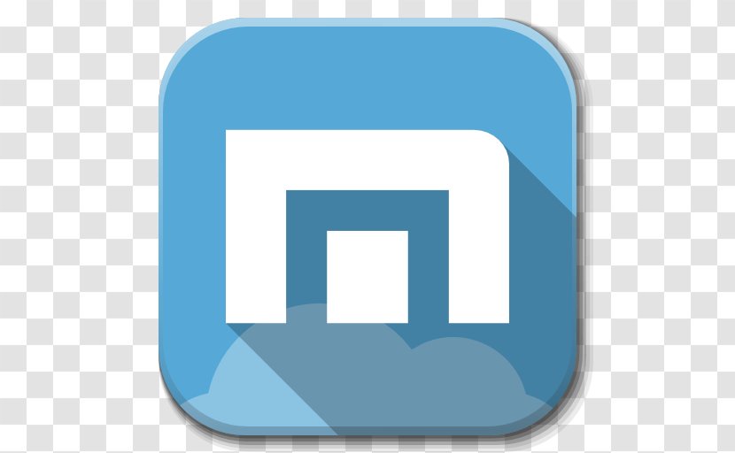 Blue Square Angle Text - Aqua - Apps Maxthon Transparent PNG