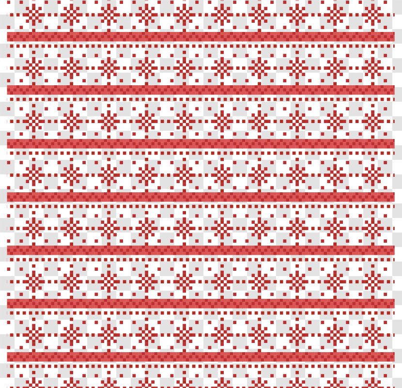 Snowflake Euclidean Vector - Area - Little Red Snowflakes Background Design Transparent PNG
