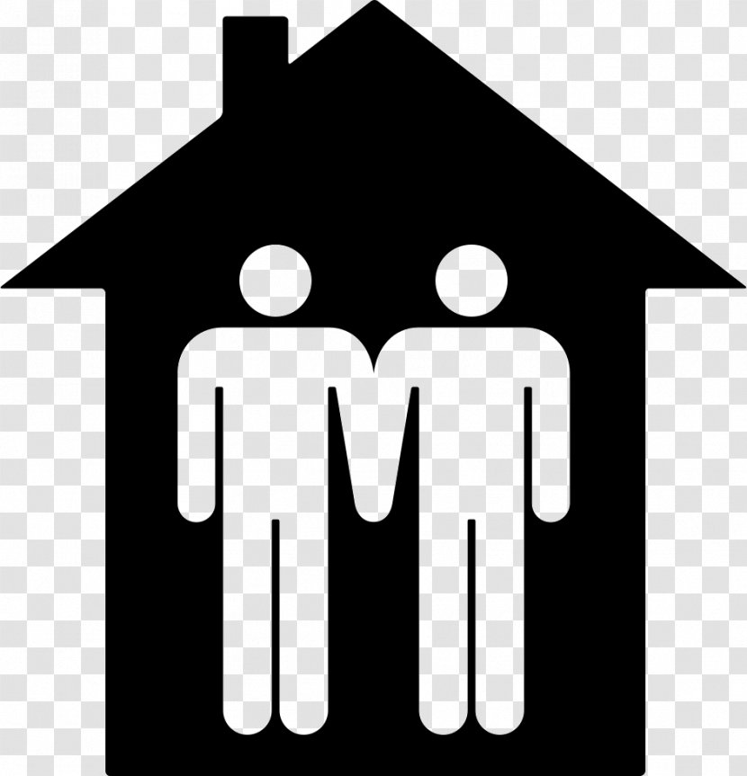 Family House Symbol Clip Art - Couple Transparent PNG