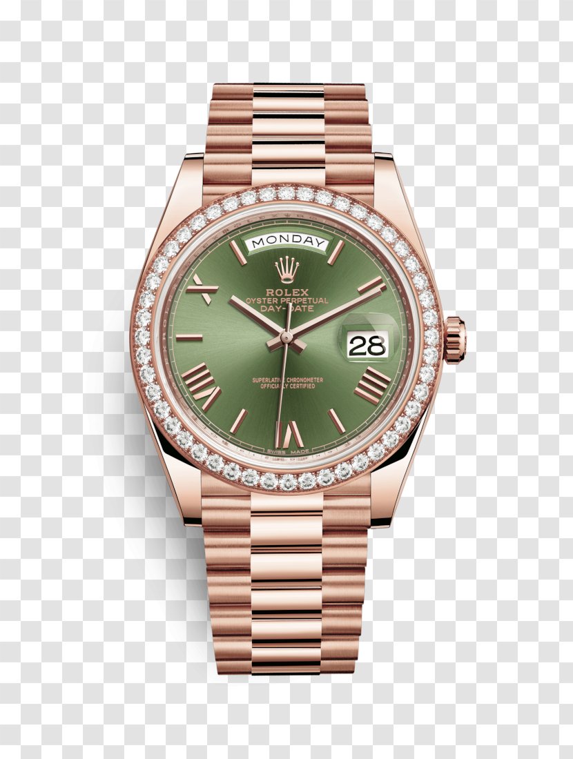 Rolex Datejust Submariner Day-Date Gold - Movement Transparent PNG