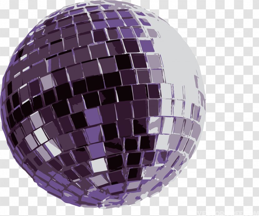 Disco Ball Vecteur Nightclub - Violet - Vector Crystal Transparent PNG