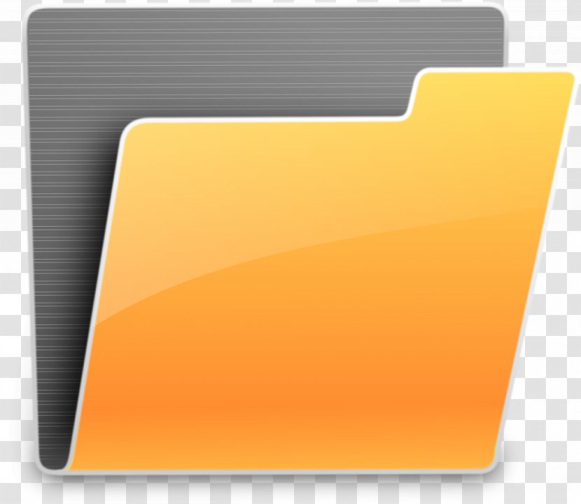Directory Clip Art Vector Graphics - Orange - Documents Streamer Transparent PNG
